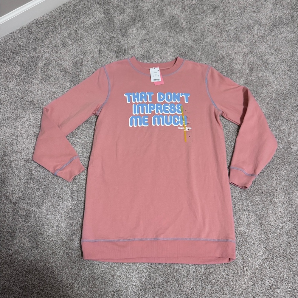 NWT Shania Twain That Don’t Impress Me Much Sweatshirt